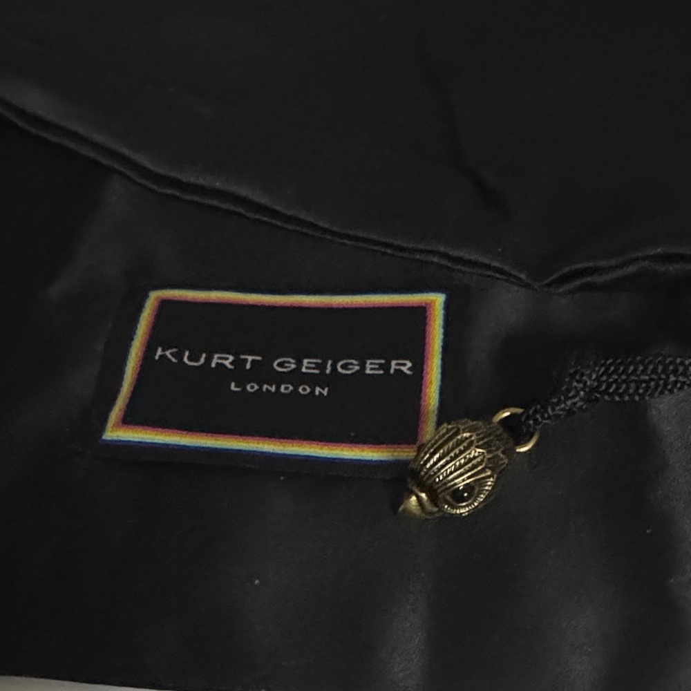 Kurt Geiger Black Embellished Eagle Head Bag - Picture 15 of 15